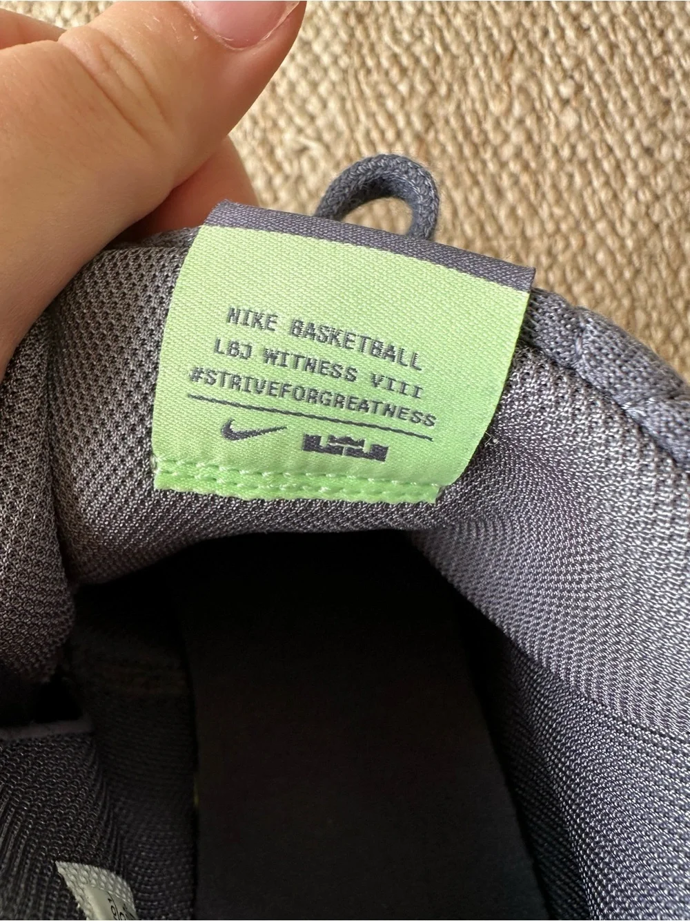 Nike Men's LeBron Witness 8 ‘Vapor Green’ Basketball Sneakers